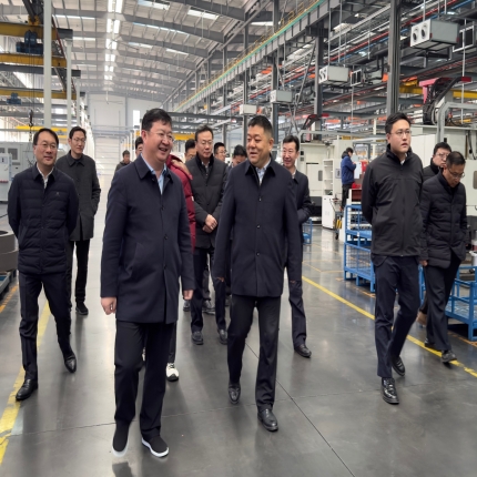 泰興市委書記、市長劉文榮帶隊調研泰隆復工復產情況